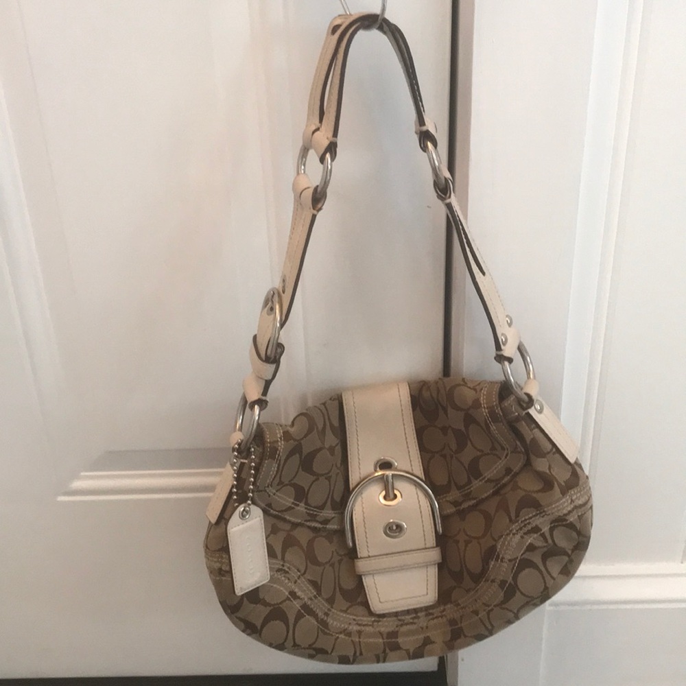 Women s small signature jackard handbag
